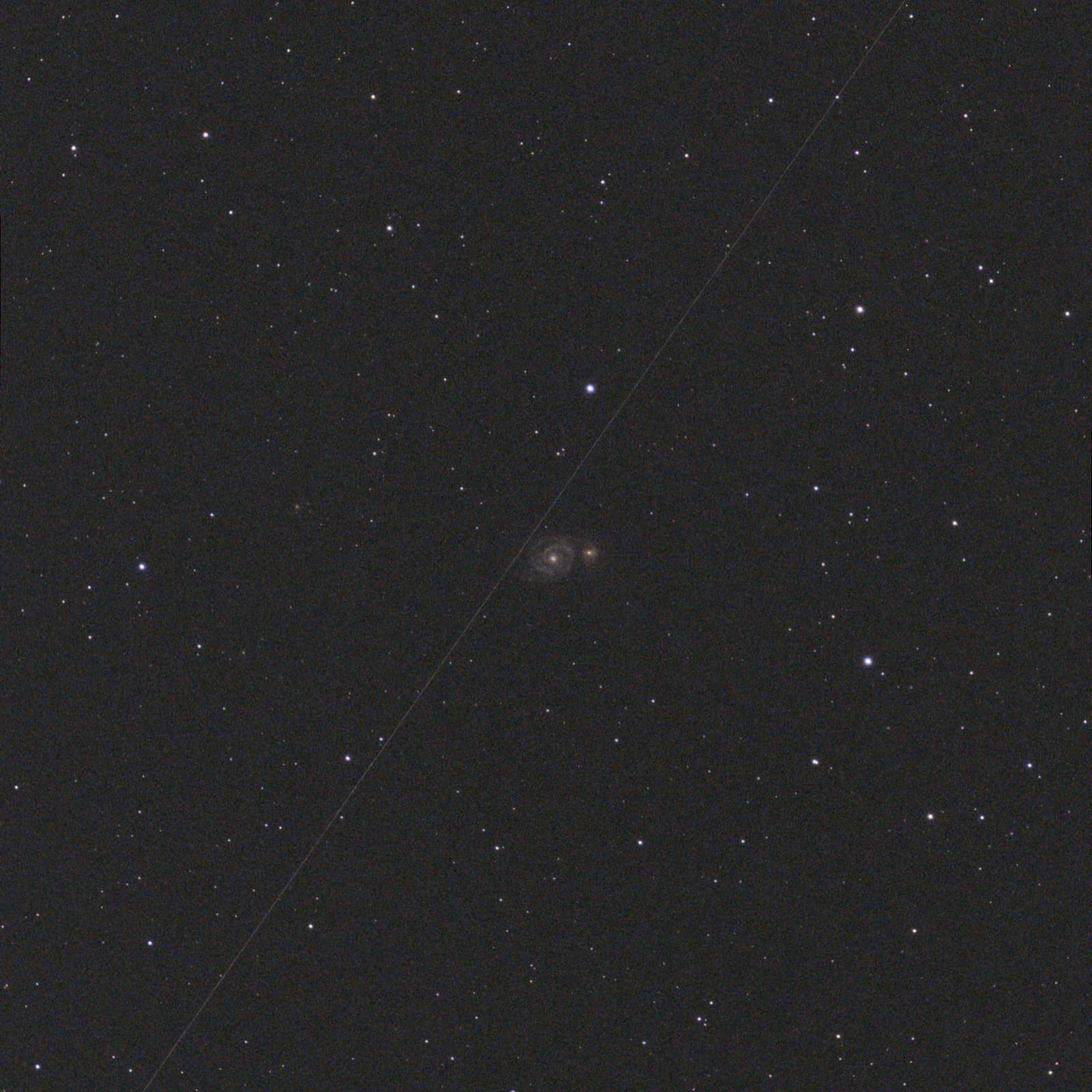 Whirlpool Galaxy, imaged from Decker House